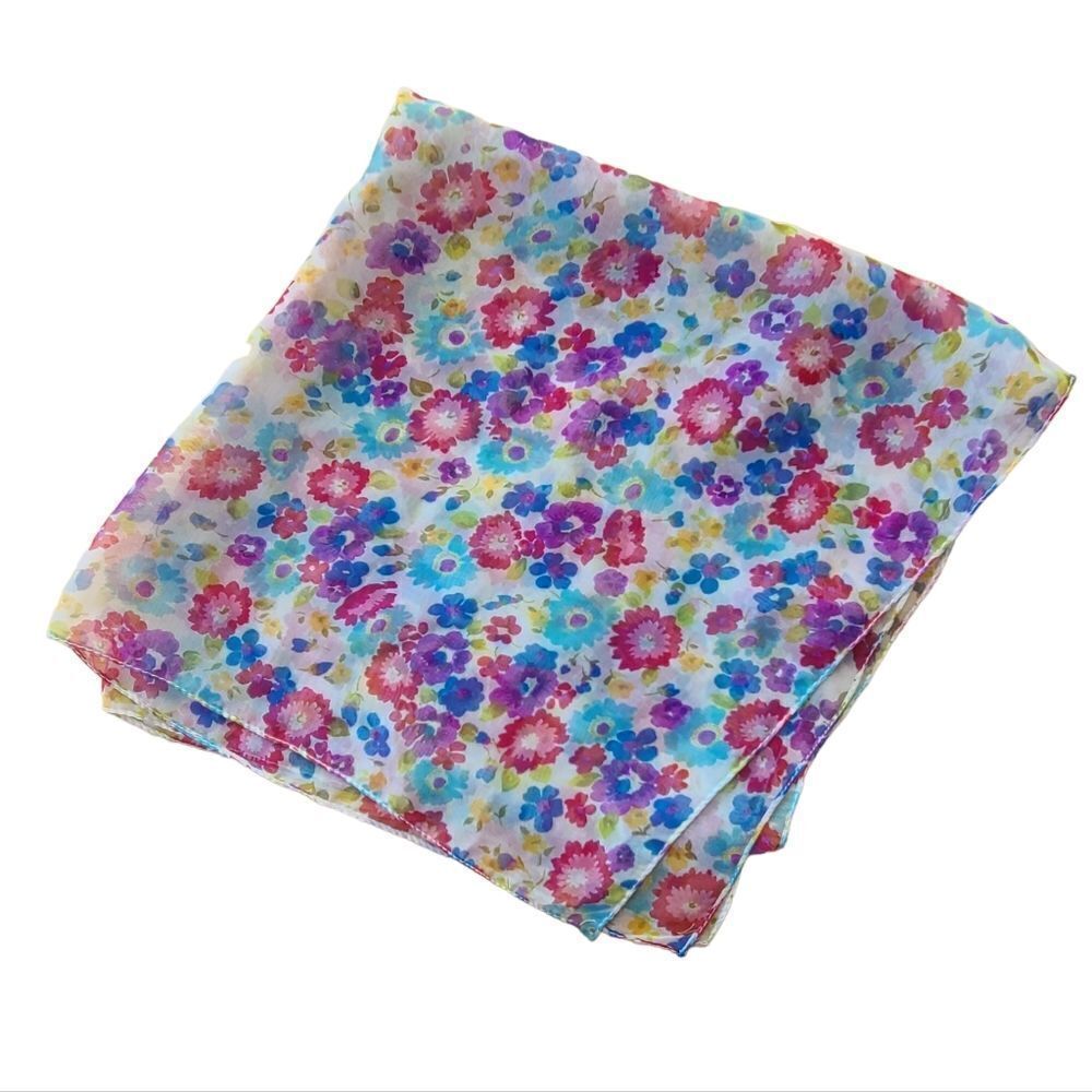 Vintage floral scarf